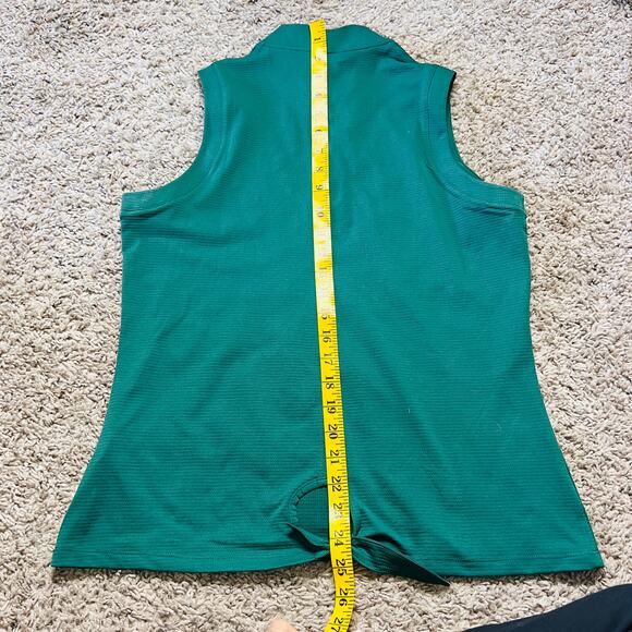 Adidas Green Tank Top Athletic Golf Workout Casual Women's Small - Picture 3 of 4